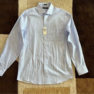 Light Blue Patterned Button Down